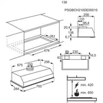 Dampkap Plafond Electrolux LFG337S