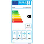 ILLUSION H16 WH/A/100 – Witte plafondafzuigkap met instelbare ledverlichting in een strakke keuken